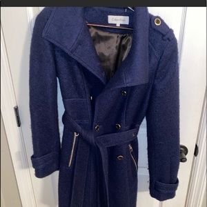 Calvin Klein size small navy blue pea coat